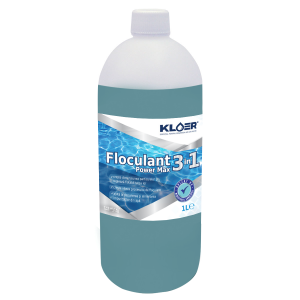 Floculant Power Max 3 in 1 pentru apa din piscine, 1 L, este unic prin tripla sa acțiune în limpezirea apei din bazinul de înot. Trateaza apa din piscina!
